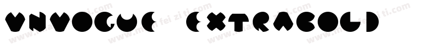 VnVogue ExtraBold字体转换